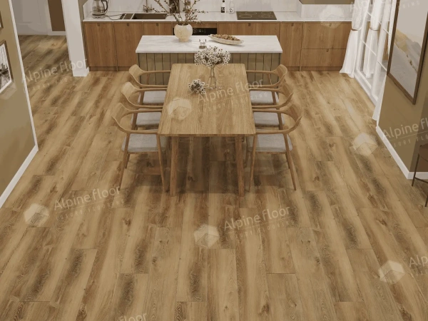 Инженерная кварц-виниловая плитка Alpine floor Премиум 12 (PREMIUM 12) Дуб Дюна ECO 24-6